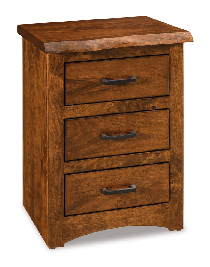 Live Wood 3 Drawer Nightstand