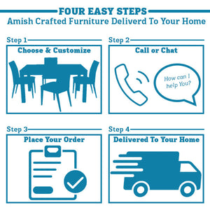  4 Easy Steps: Amish Crafted Furniture Delivered To Your Home 