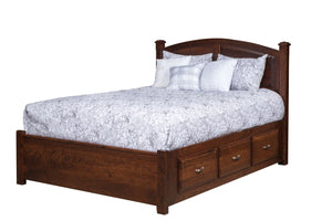 Amish Calais Bed With Storage
