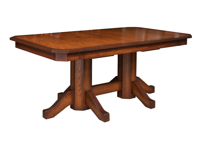 Craftsman Double Pedestal Table