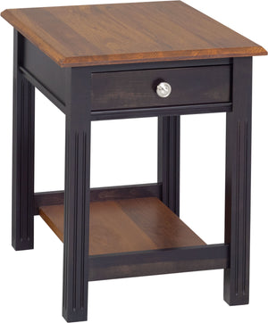 Fluted Leg End Table